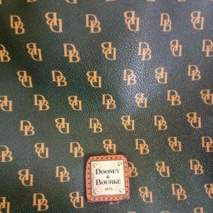 Vintage Seaweed green Dooney and Burke purse